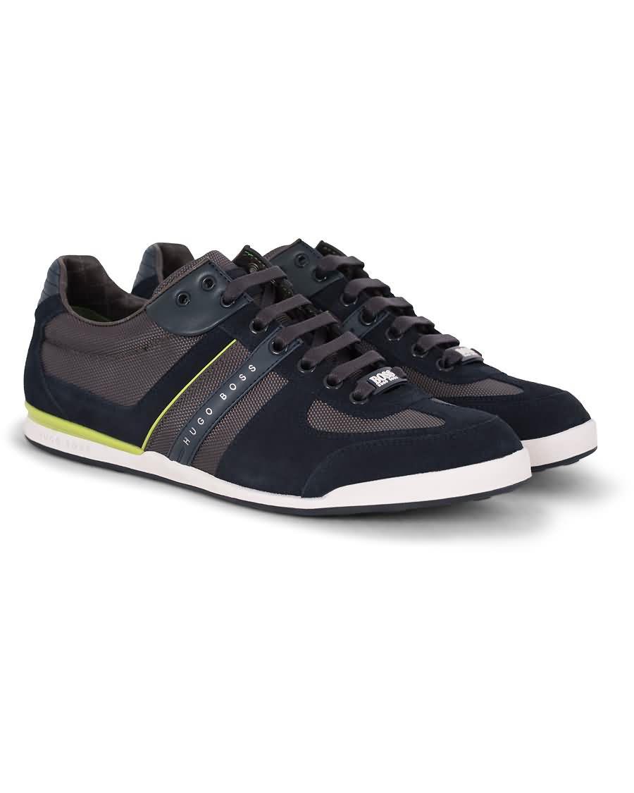 boss green akeen canvas sneaker blue Klassiske Sko 05133